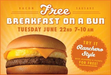 Whataburger Breakfast on a Bun