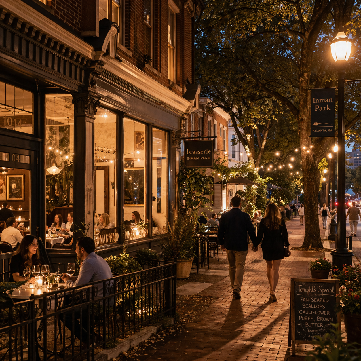 Inman Park Victorian dining scene