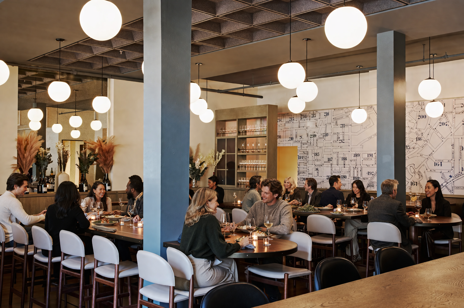 Madeira Park — rustic wine bar ambiance