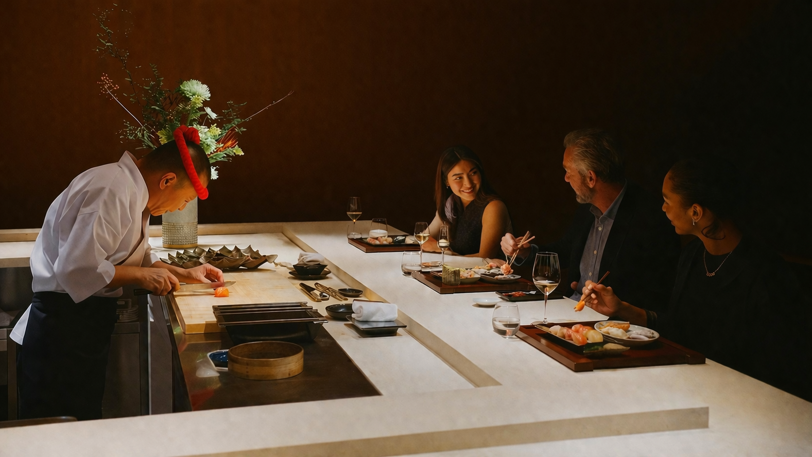 Hayakawa — intimate omakase counter