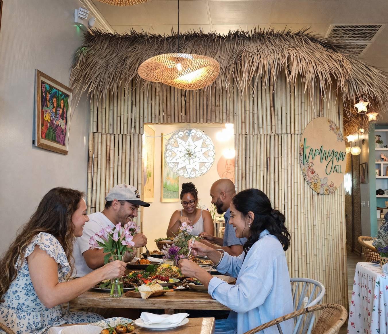 Kamayan ATL — Filipino feast spread