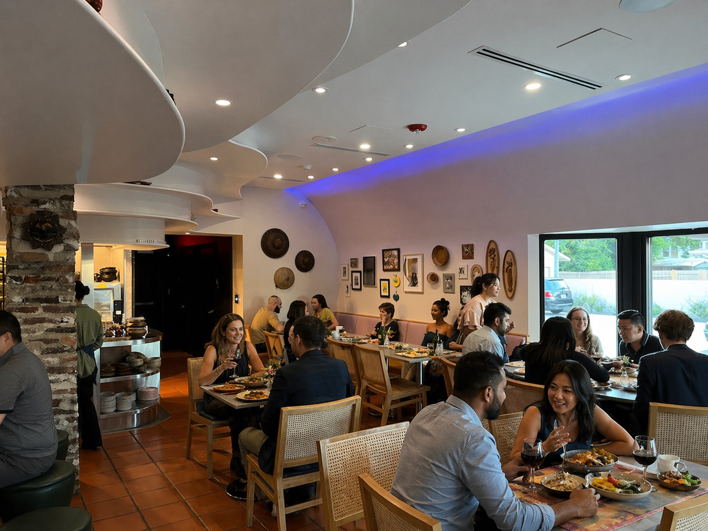 Kaya — modern Filipino dishes with open kitchen views in Mills 50 bungalow
