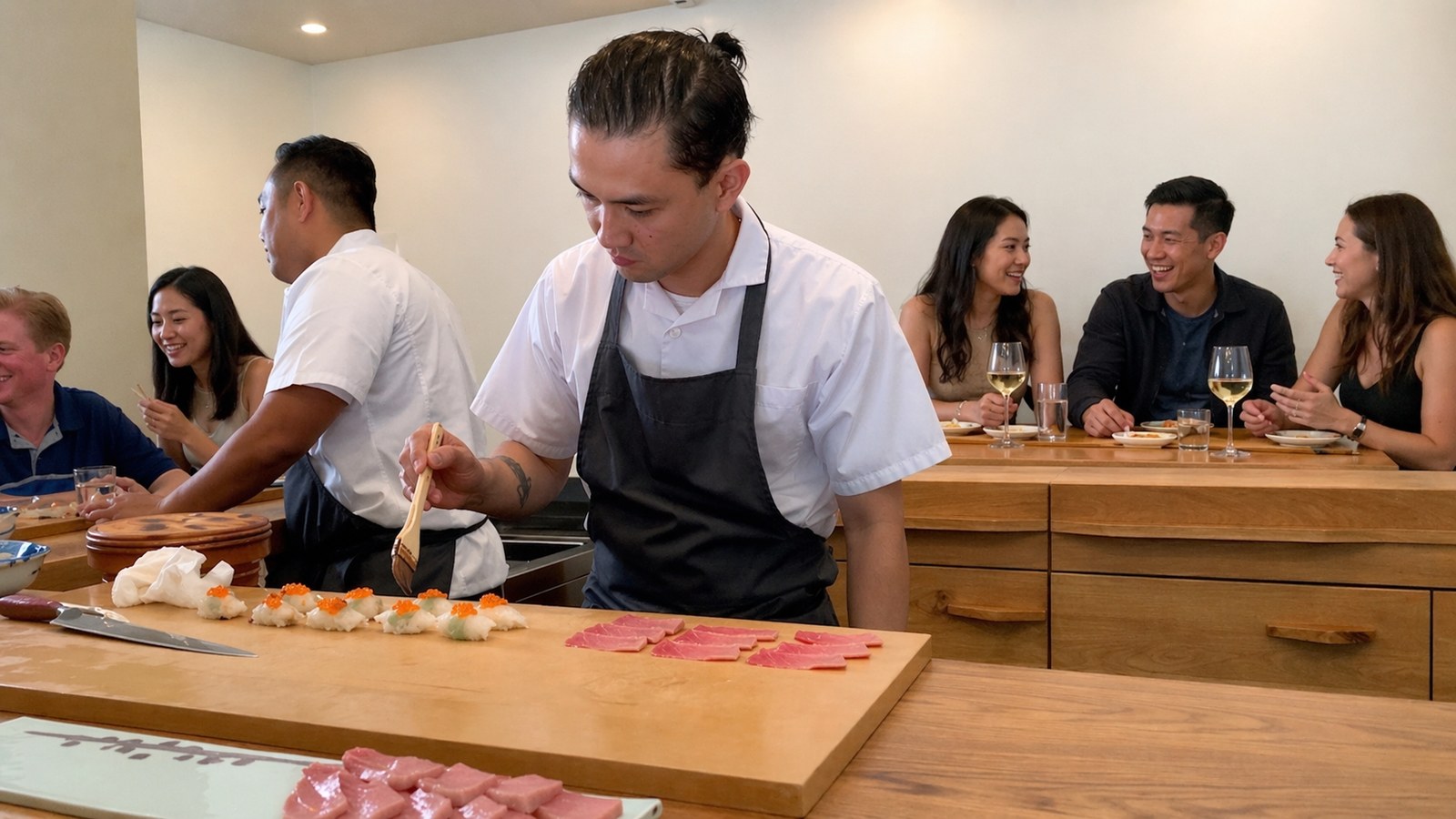 Kadence — communal sushi bar with intimate omakase dining