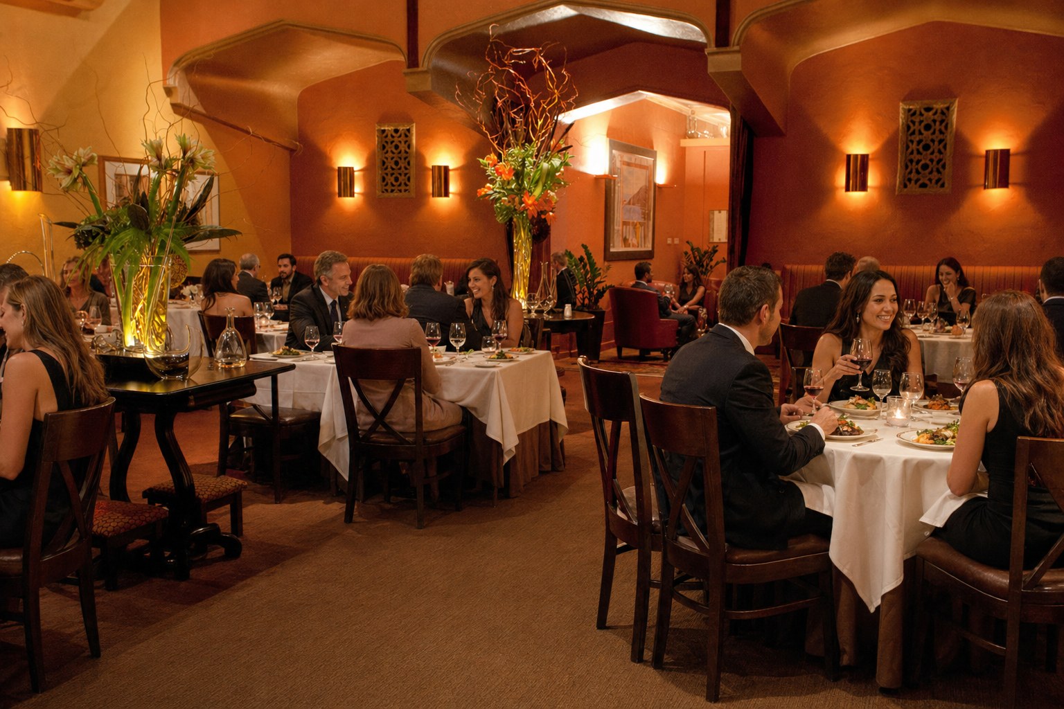 Acquerello — handmade pasta with black truffle and foie gras in a hushed dining room